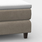 Boxspringbett-Fuß Block Holz – Wengebraun