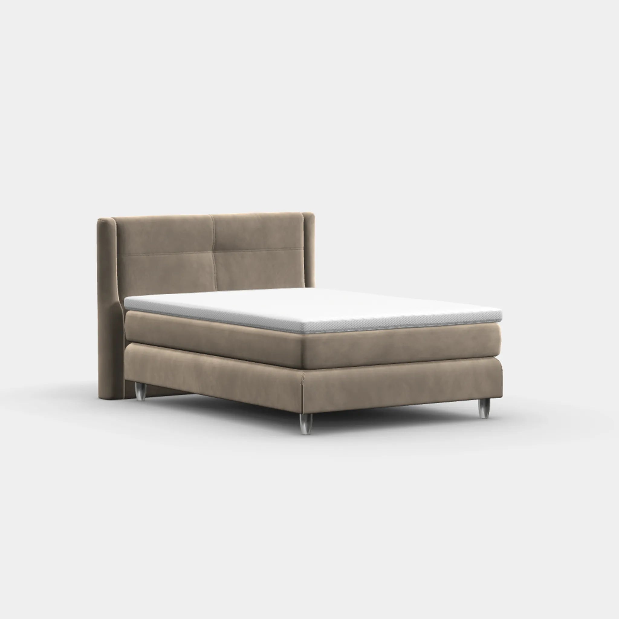 Boxspringbett 140 x 200 cm – Palermo