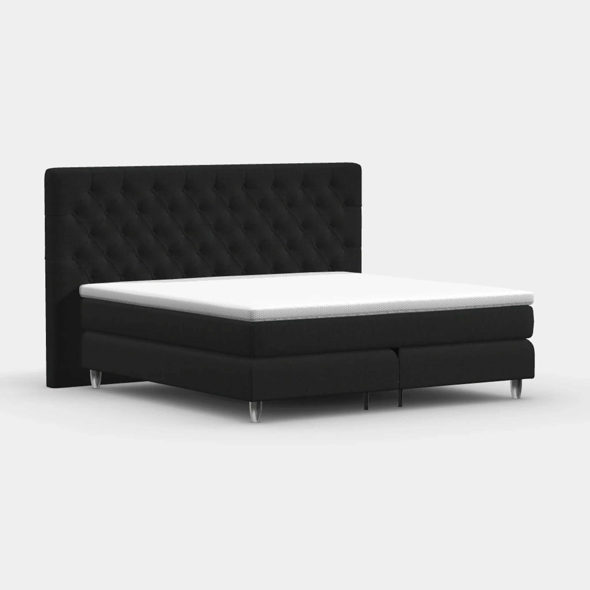 Boxspringbett 200 x 200 cm – Chesterfield