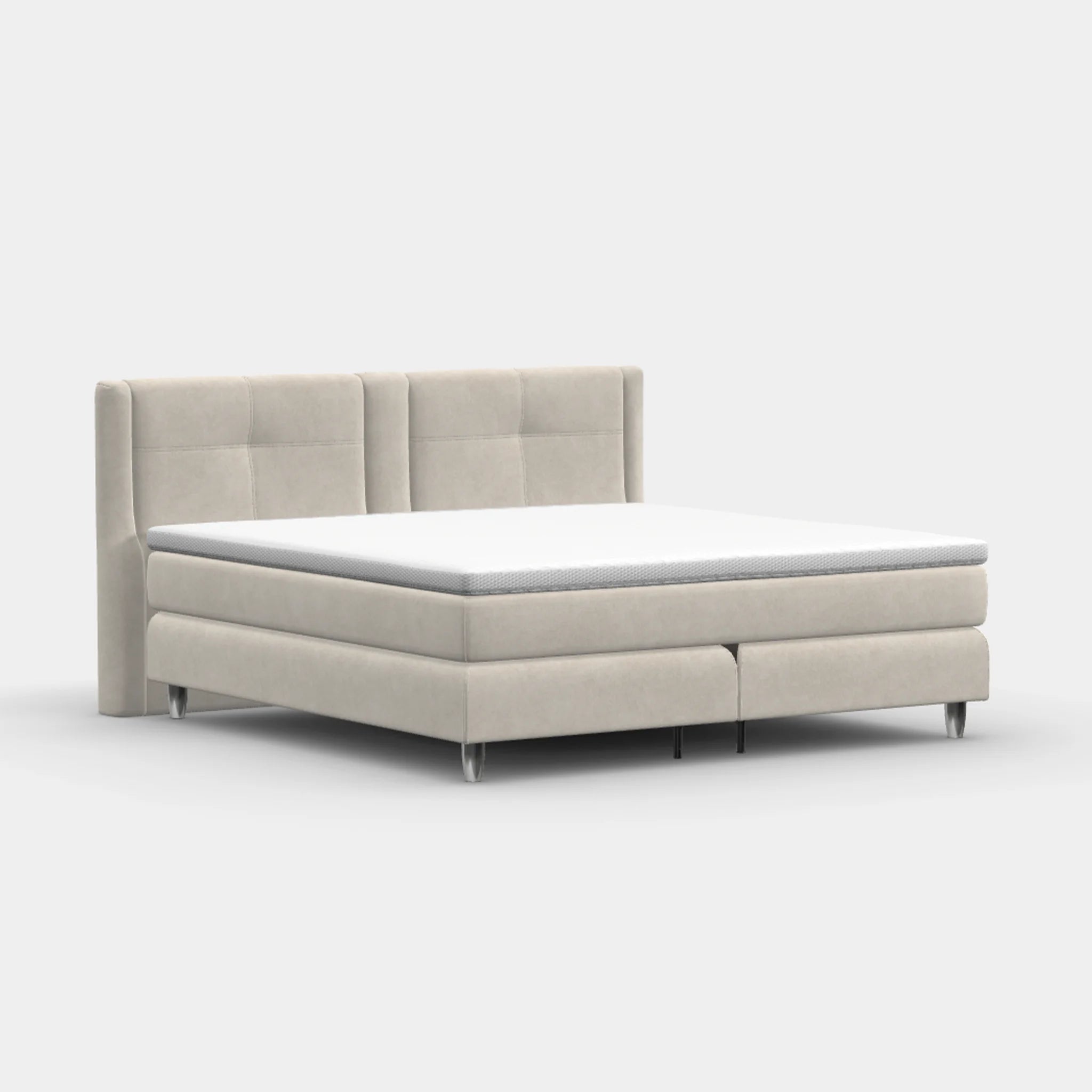 Boxspringbett 200 x 200 cm – Palermo