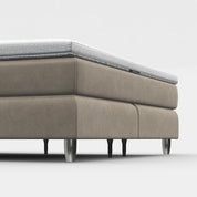 Boxspringbett-Fuß konisch verchromt – Kunststoff