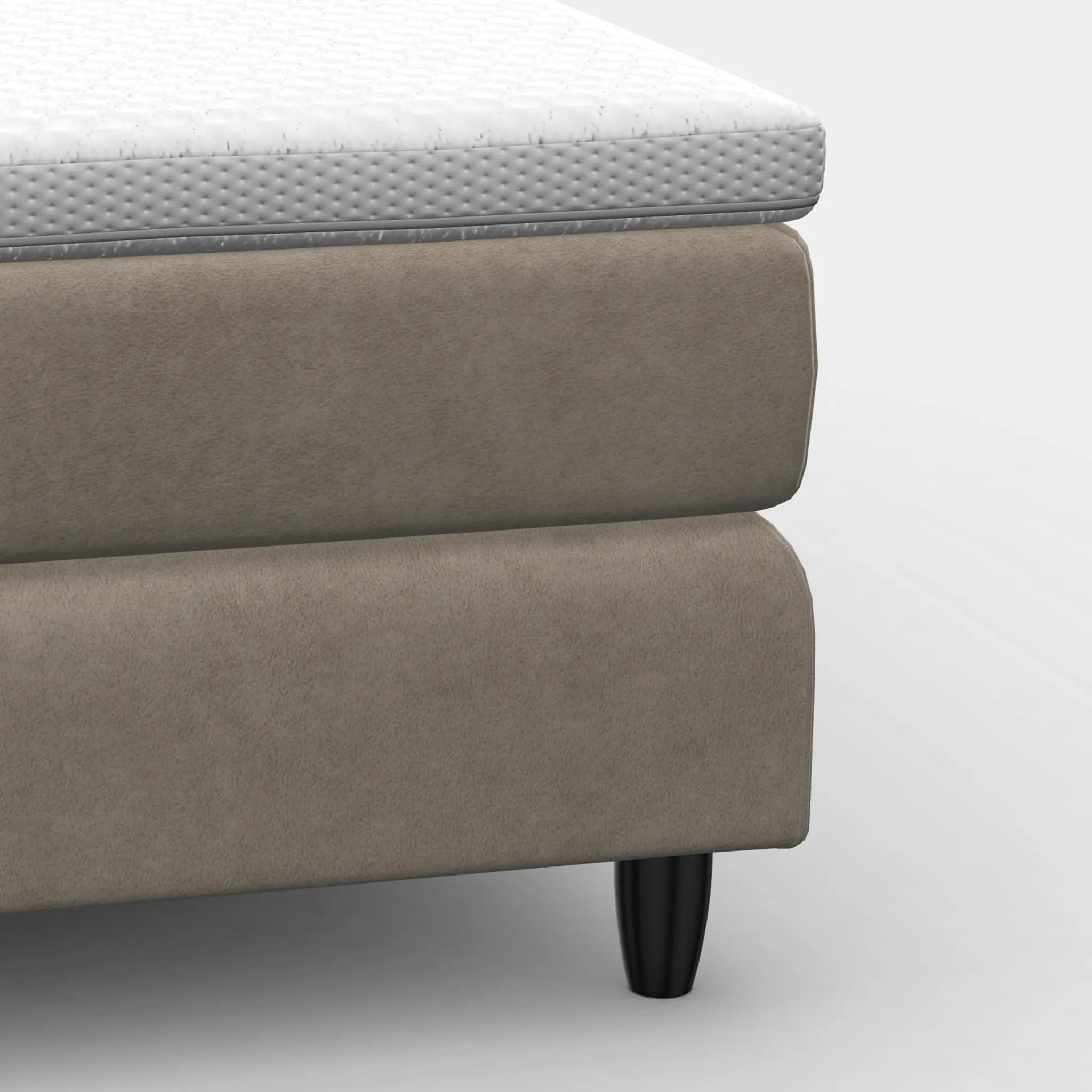 Boxspringbett-Fuß konisch schwarz – Kunststoff