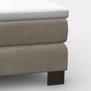 Boxspringbett-Fuß Winkel Holz – Schwarz