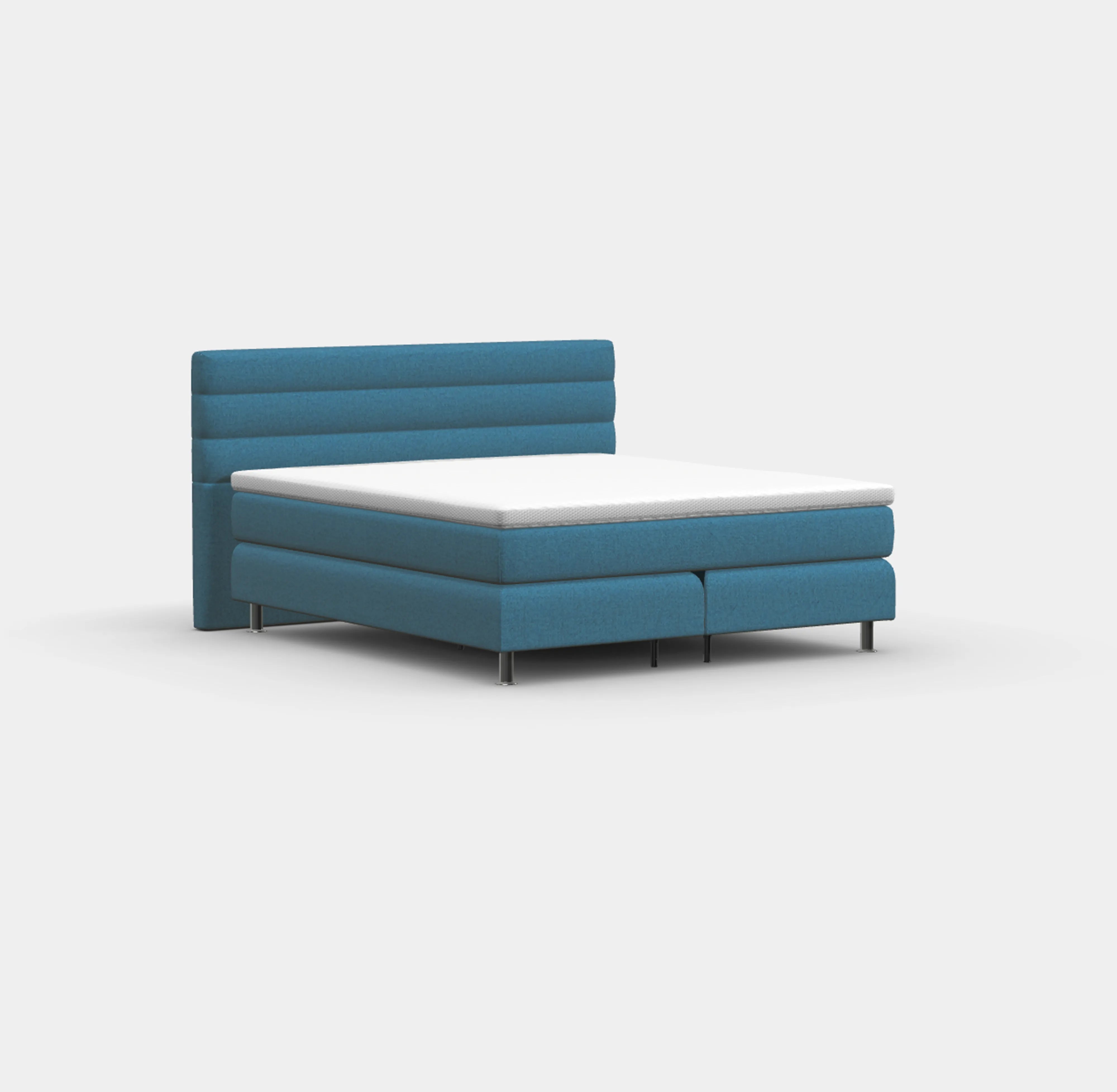 Boxspringbett für Dachschrägen – Kent ab 90 cm Kopfteil