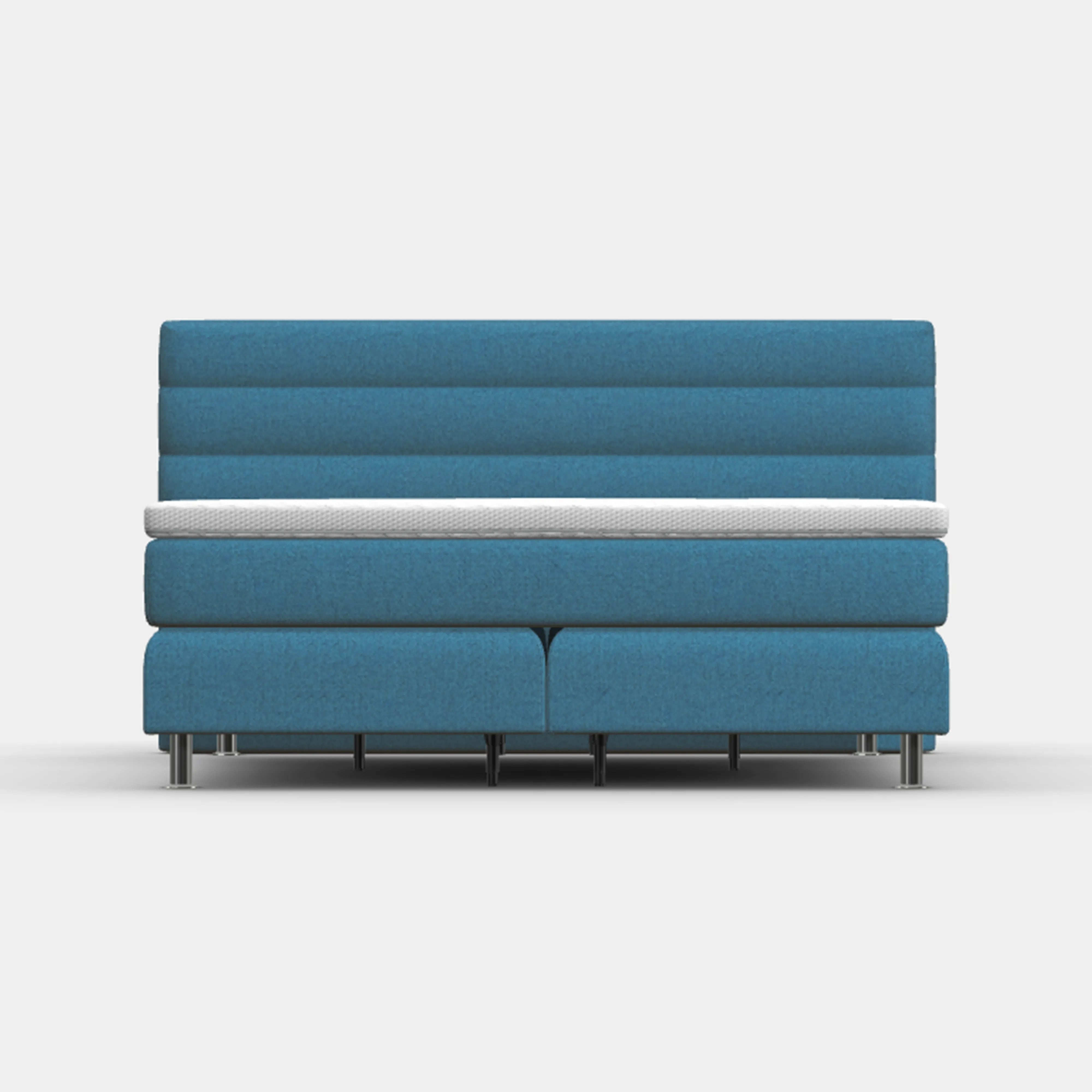 Boxspringbett für Dachschrägen – Kent ab 90 cm Kopfteil