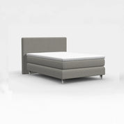 Aktions-Boxspringbett – Hellgrau