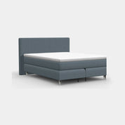 Aktions-Boxspringbett – Mittelgrau
