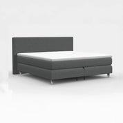 Aktions-Boxspringbett – Dunkelgrau