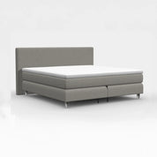 Aktions-Boxspringbett – Hellgrau