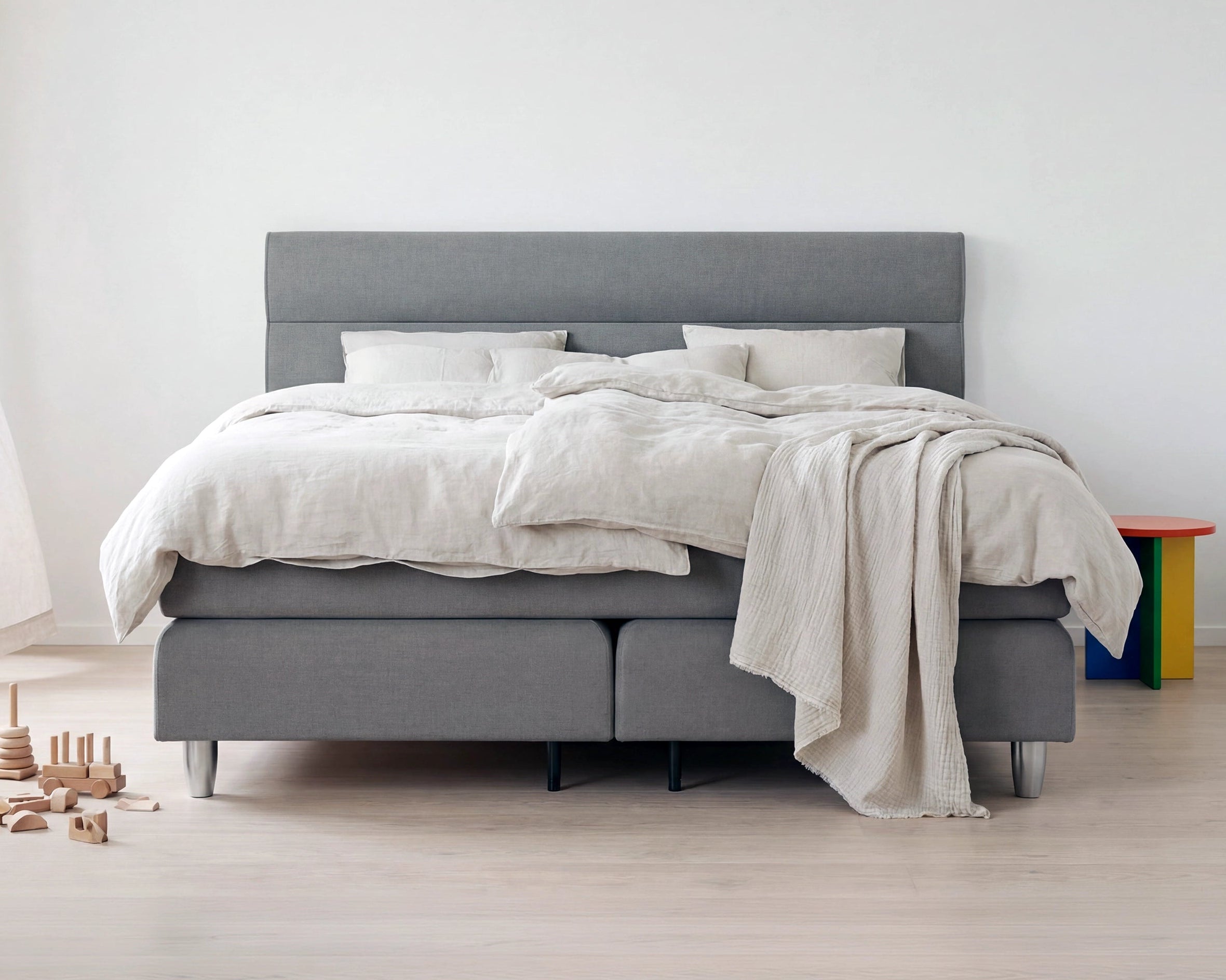 BOXSPRINGBETT BERLIN grau