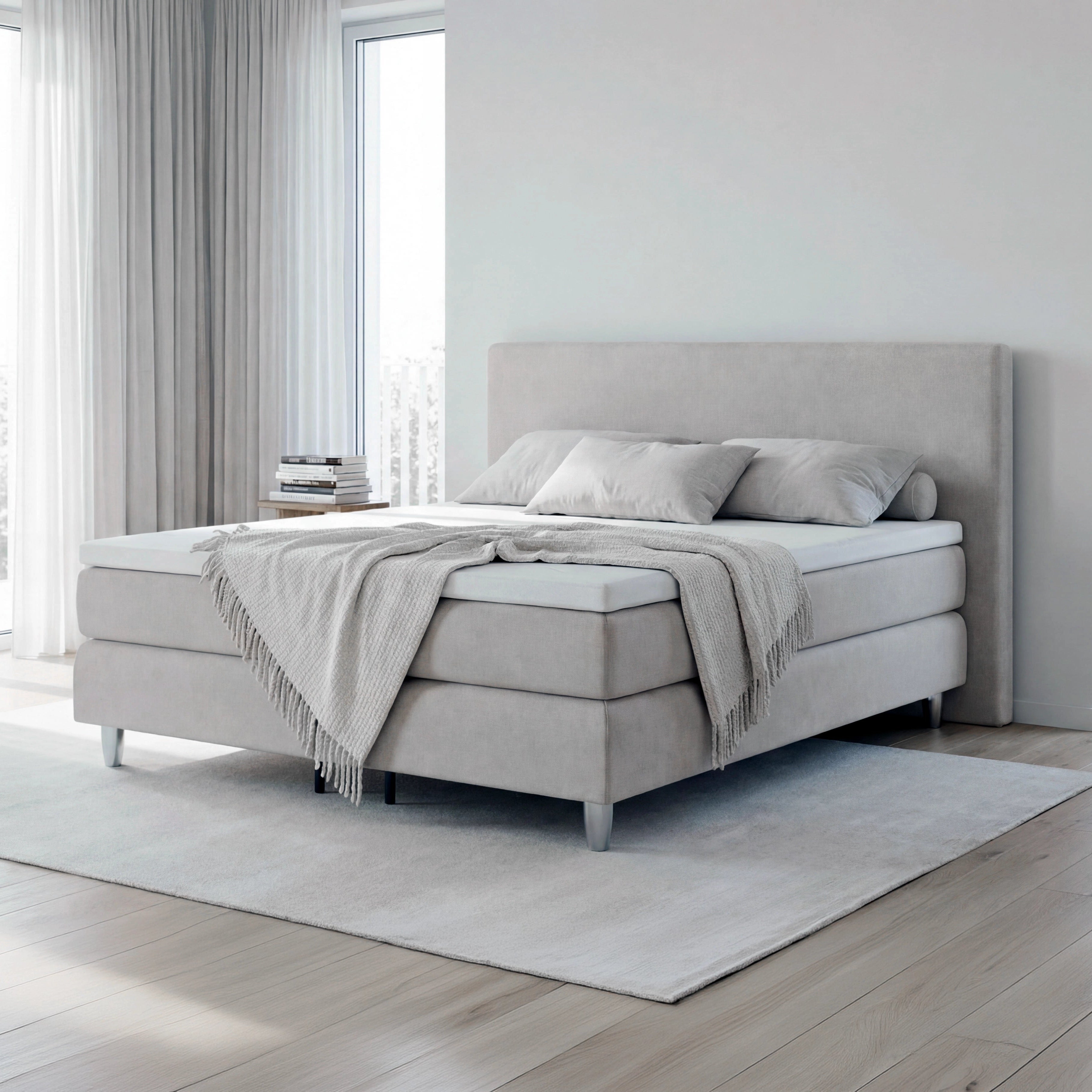 Boxspringbett 180x200 Boston Dreiviertel