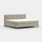 Boxspringbett 240 × 200 cm – York-Button