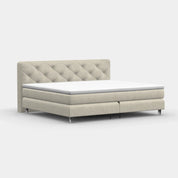 Boxspringbett 240 × 200 cm – York-Button