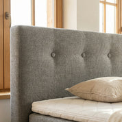 Boxspringbett Manchester Kopfteil CloseUp Material