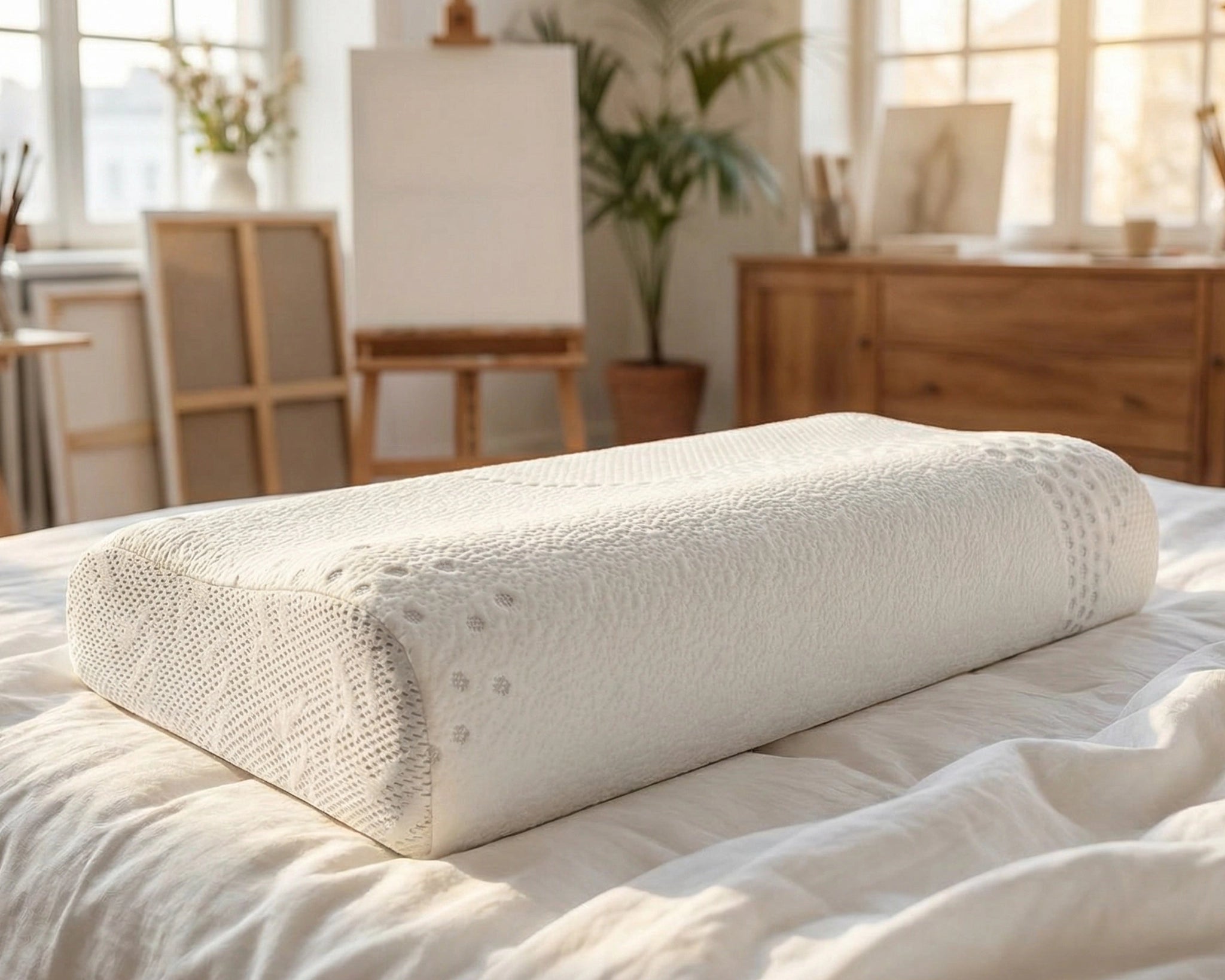 berna Nackenstützkissen Clean im Schlafzimmer Bild 1