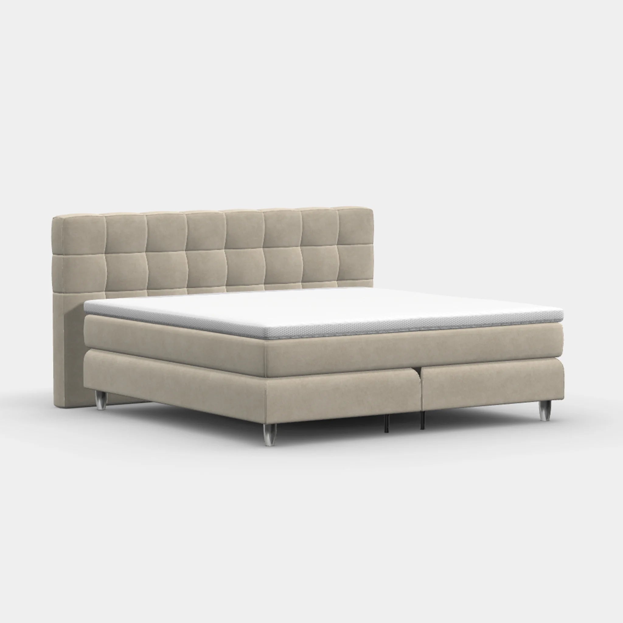 Boxspringbett 200 x 200 cm – Lissabon